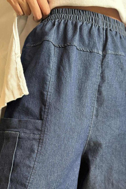Juno Soft-Stretch Barrel Jean Dark Denim /50 =